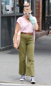 Busy Philipps in an Olive Pants