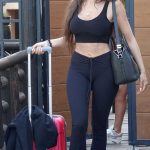 Chloe Ferry in a Black Top Leaves Her Hotel in Marbella 08/21/2023