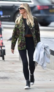 Christine McGuinness in a Camo Jacket