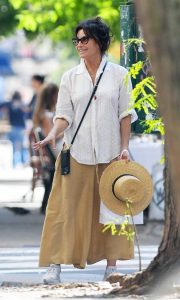 Gina Gershon in a White Blouse