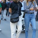 Jennifer Garner in a White Pants Was Seen Out with a Friend in New York 08/08/2023