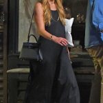 Jennifer Lawrence in a Black Dress Was Seen Out in New York 08/22/2023