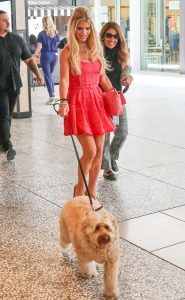 Jessica Simpson in a Red Dress