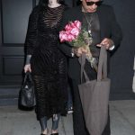 Kat Von D in a Black Dress Enjoys a Romantic Date Night with Her Husband Rafael Reyes in West Hollywood 08/03/2023