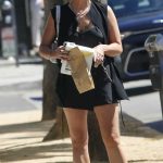 Katie Maloney in a Black Mini Dress Was Seen Out in Los Angeles 08/05/2023