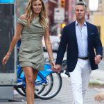 Kelly Bensimon in an Olive Dress Was Seen During a Romantic Stroll with Scott Litner in Manhattan’s SoHo Neighborhood in NYC 08/03/2023