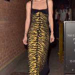 Lily Allen in an Animal Print Dress Leaves The Duke of York Theatre in London 08/23/2023