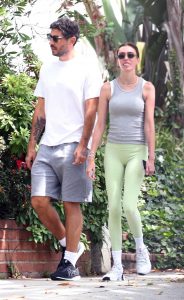 Petra Ecclestone in a Grey Tank Top