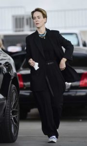 Sarah Paulson in a Black Pantsuit