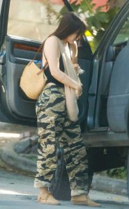 Scout Willis in a Camo Pants