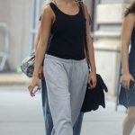 Suri Cruise in a Black Tank Top Was Seen Out in Soho in New York 08/07/2023