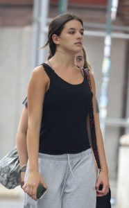 Suri Cruise in a Black Tank Top