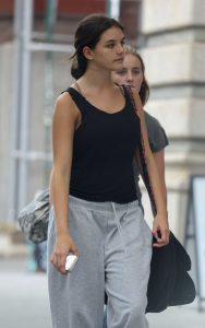 Suri Cruise in a Black Tank Top