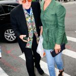 Uma Thurman in a Green Jacket Arrives for Robert De Niro’s 80th Birthday Celebration in New York 08/16/2023