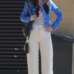 Zooey Deschanel in a White Pants Was Seen Out in Malibu 08/22/2023
