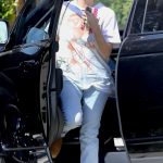 Ashley Benson in a White Tee Was Seen Out in Los Angeles 09/23/2023