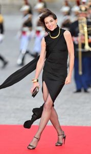 Charlotte Gainsbourg in a Black Dress