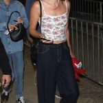 Charlotte Lawrence in a White Floral Top Was Seen Out in Malibu 09/03/2023