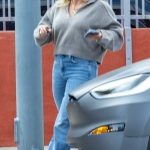 Hilary Duff in a Grey Sweater Was Seen Out in Los Angeles 09/20/2023