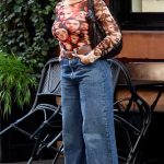 Jordyn Woods in a Blue Jeans Was Spotted Outside The Mercer Hotel in New York 09/13/2023