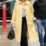 Kendall Jenner in a Yellow Trench Coat Was Seen Out in New York City 09/18/2023