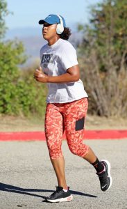 Naomi Osaka in a White Tee