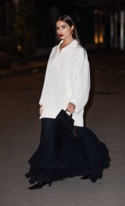 Olivia Culpo in a Black Skirt