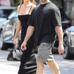 Rosie Huntington-Whiteley in a Black Dress Was Seen Out with Jason Statham in Los Angeles 09/09/2023