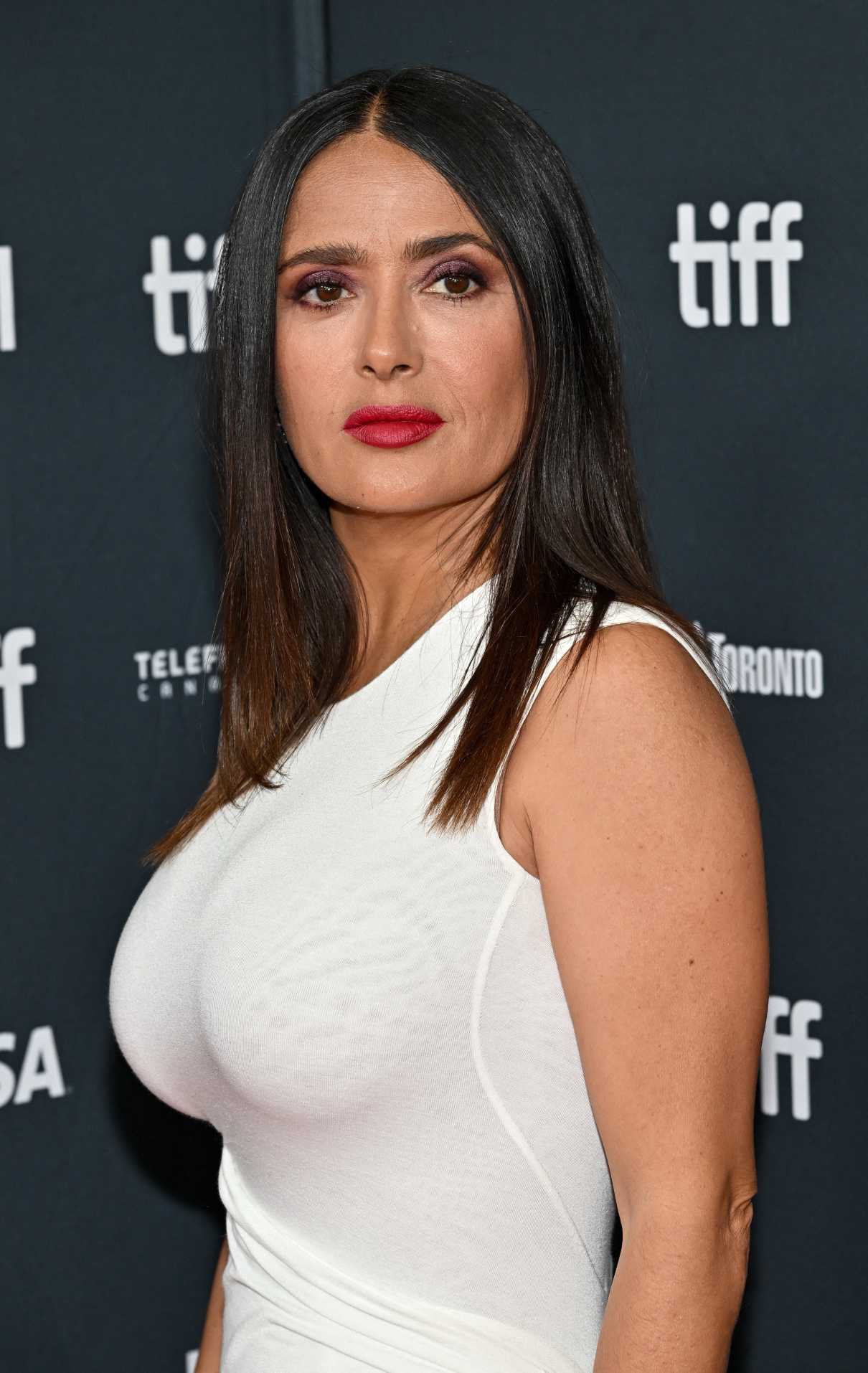 Salma Hayek Attends El Sabor De La Navidad Premiere During 2023 Toronto