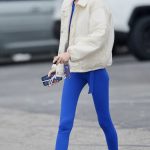 Whitney Port in a White Jacket Leaves the Gym in Los Angeles 09/20/2023