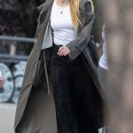 Amber Heard in a Black Pants Continues to Use a Crutch as She is Spotted in Spain 10/17/2023