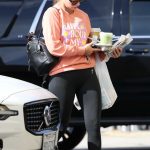 Ariana Madix in a Black Sneakers Arrives for Practice at the Dancing with the Stars Rehearsal Studio in Los Angeles 10/13/2023