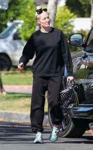 Erika Jayne in a Black Sweatshirt
