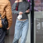 Lily-Rose Depp in a Blue Jeans Was Seen Out in Los Angeles 10/02/2023