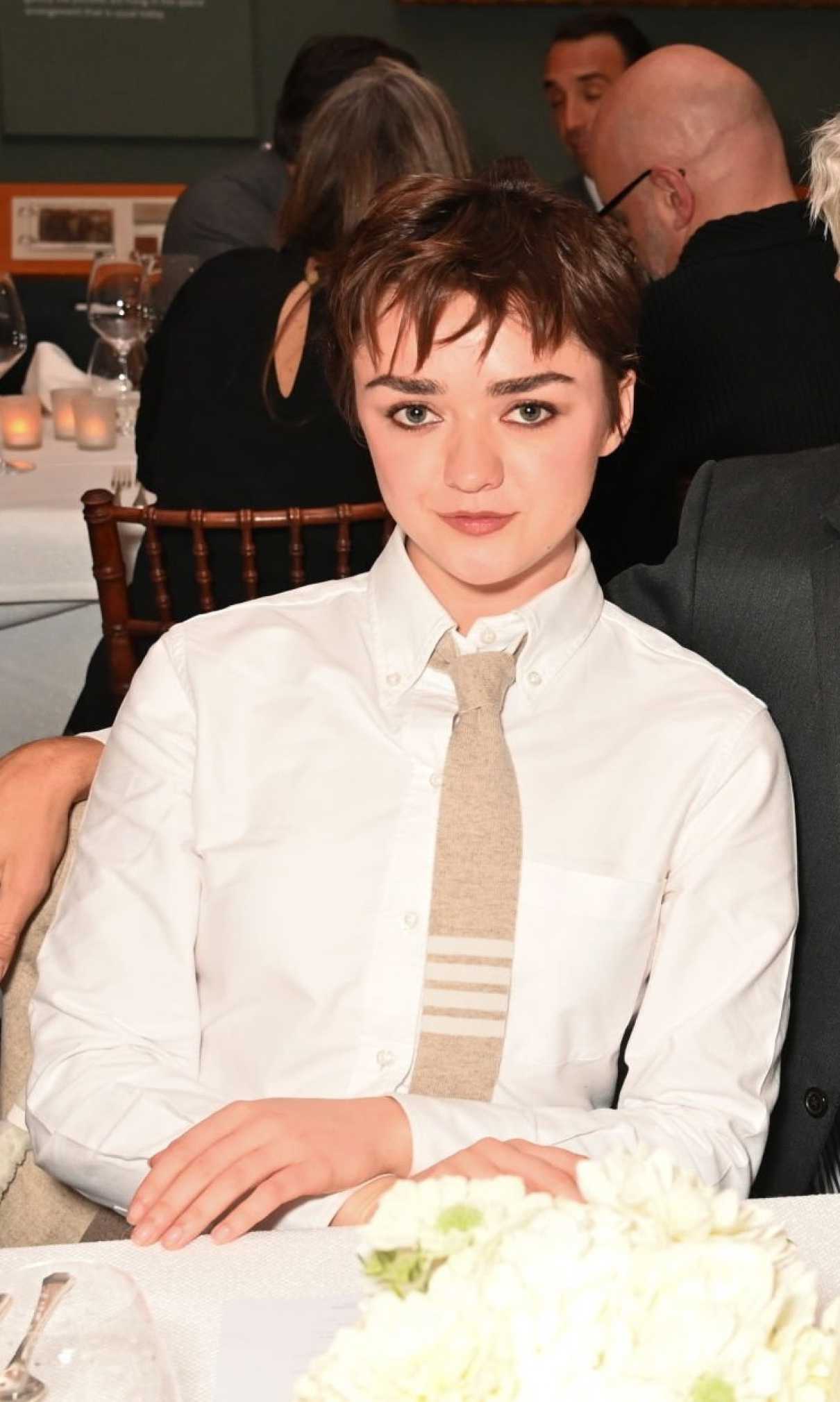 Maisie Williams Attends the Thom Browne’s 20th Anniversary Celebration