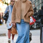 Nicky Hilton in a Blue Denim Skirt Was Spotted Out in Downtown Manhattan in New York City 10/24/2023