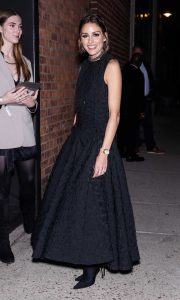 Olivia Palermo in a Black Dress