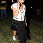 Sarah Hyland in a White Sneakers Leaves a Casamigos Halloween Party in Los Angeles 10/27/2023