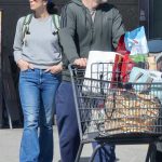 Sarah Silverman in a Grey Sweatshirt Goes Shopping with Her Boyfriend Rory Albanese in Los Feliz 10/30/2023