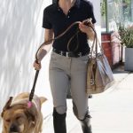 Selma Blair in a Black Polo Makes a Stop at Joan’s on Third in Studio City 10/21/2023