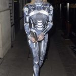 Sian Welby in a Fancy Catsuit Attends the Hallowzeem Party at Gaucho to Celebrate Halloween in London 10/27/2023