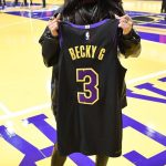 Becky G Attends the Los Angeles Lakers Game in Los Angeles 11/21/2023