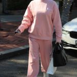 Erika Jayne in a Pink Sweatsuit Goes Shopping at Melrose Place in West Hollywood 11/20/2023