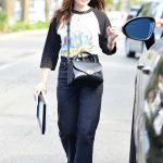Lucy Hale in a Blue Jeans Was Seen Out in Los Angeles 11/13/2023