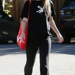 Olivia Wilde in a Black Tee Was Seen Out in West Hollywood 11/11/2023