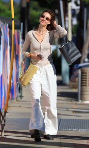 Whitney Port in a White Pants