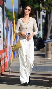 Whitney Port in a White Pants