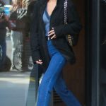 Bella Hadid in a Black Blazer Was Seen Out in New York City 12/19/2023