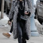 Bethenny Frankel in a Grey Fur Coat Was Seen Out in Aspen 12/23/2023