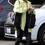 Britt Stewart in a Black Flip-Flops Leaves the Dancing with The Stars Rehearsals in Los Angeles 11/29/2023